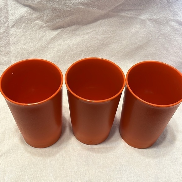 Vintage Tupperware Juice Tumblers #1320 8 oz. Harvest Colors Set Of 9 - Picture 5 of 6